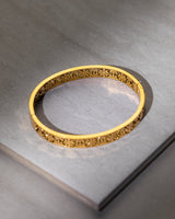 Classic Petal Charm Bangle