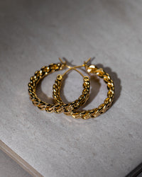 Classic Twisted Hoop Earrings