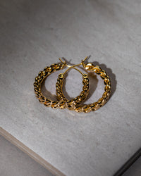 Classic Twisted Hoop Earrings