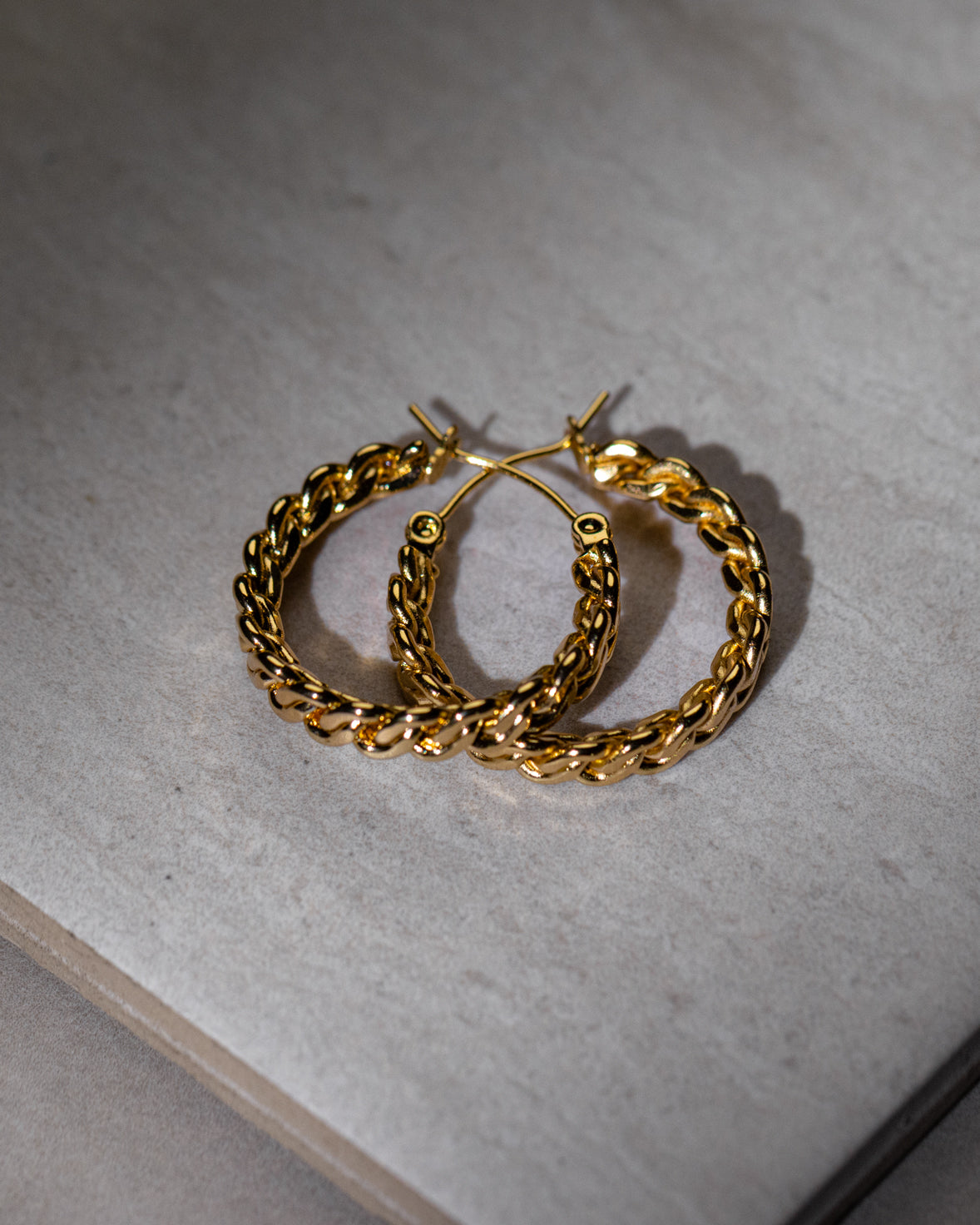 Classic Twisted Hoop Earrings