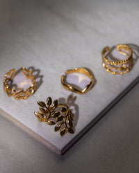 4pcs Classic Decor Ringset