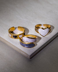 3pcs Classic Charm RIngset