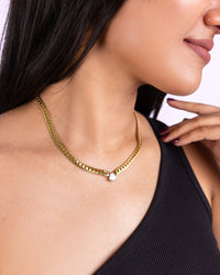 Gemstone Charm Necklace