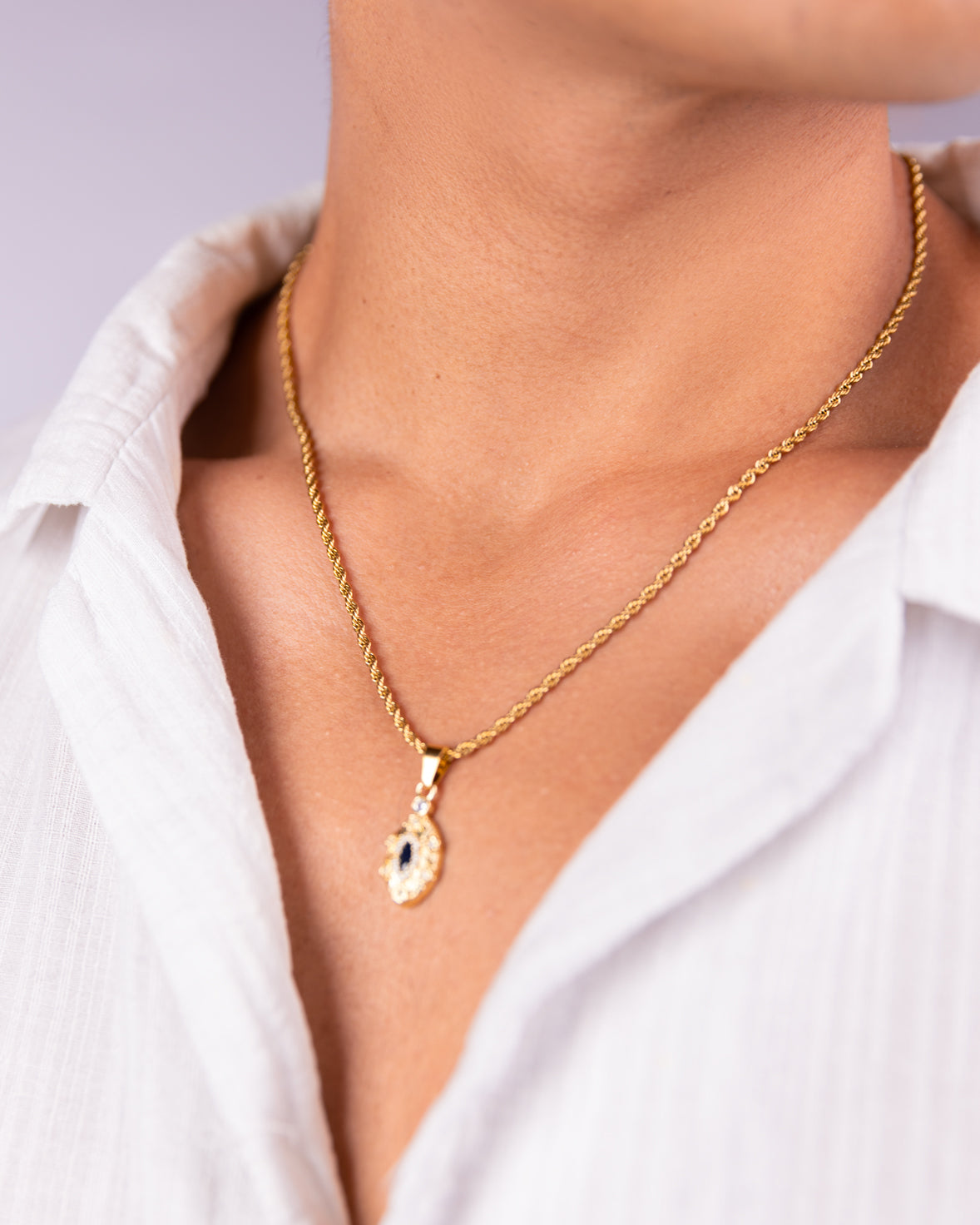 Redefined Rope Evil-Eye Necklace