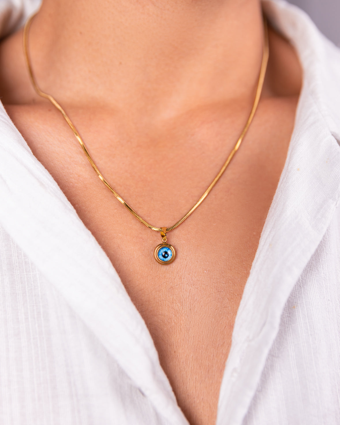 Redefined Evil-Eye Pendant Necklace