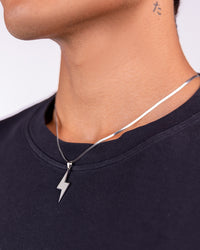 Redefined Lightning Pendant Necklace