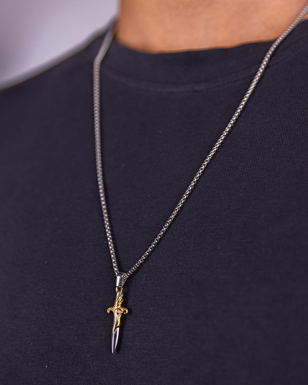 Redefined Sword Cross Necklace