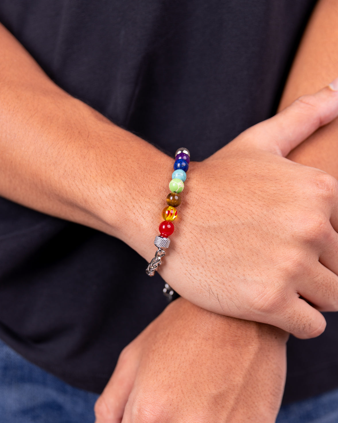 Redefined Beaded Charm Bracelet