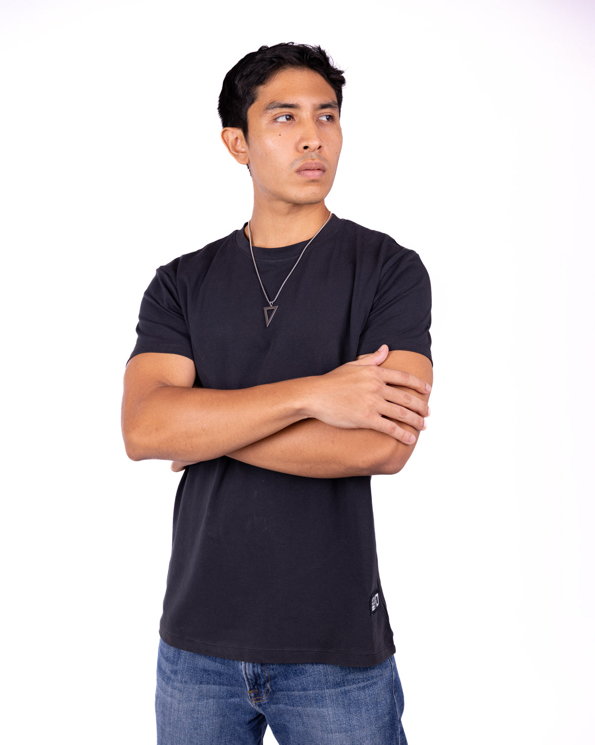 Classic Triangle Pendant Necklace