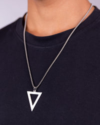 Classic Triangle Pendant Necklace