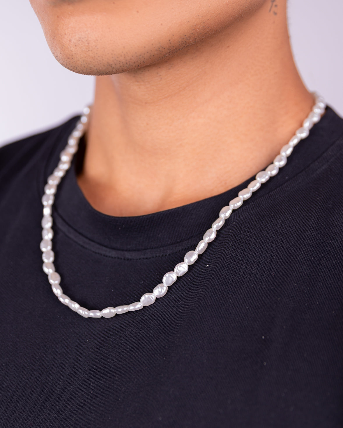 Irregular Pearl Bead Necklace