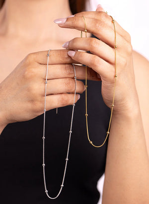 Classic Solid Charm Necklace