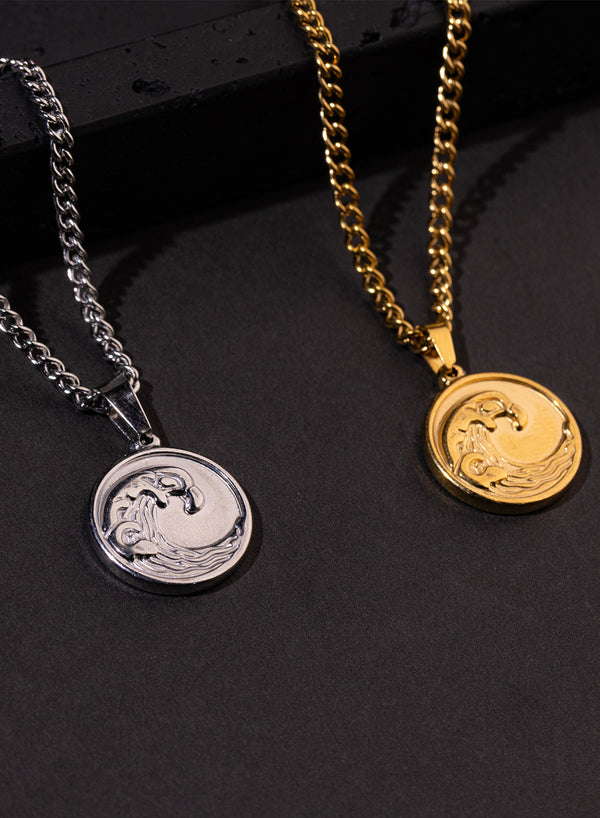 Classic Coin Pendant Necklace